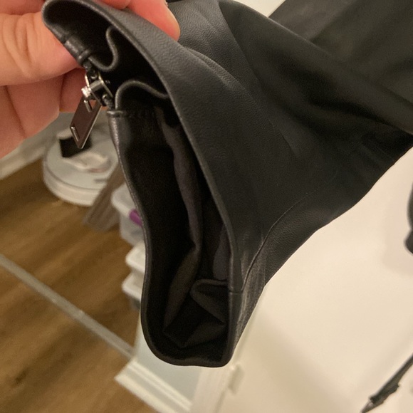 NWOT Universal Standard Leather Moto Jacket Black Size M - Picture 5 of 11